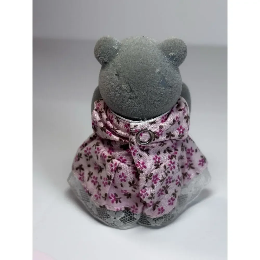 Sylvanian Families Gray Bear Sister Initial Rare Summer Evergreen